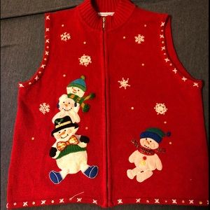 Vintage Tacky/Ugly Christmas Sweater Vest
